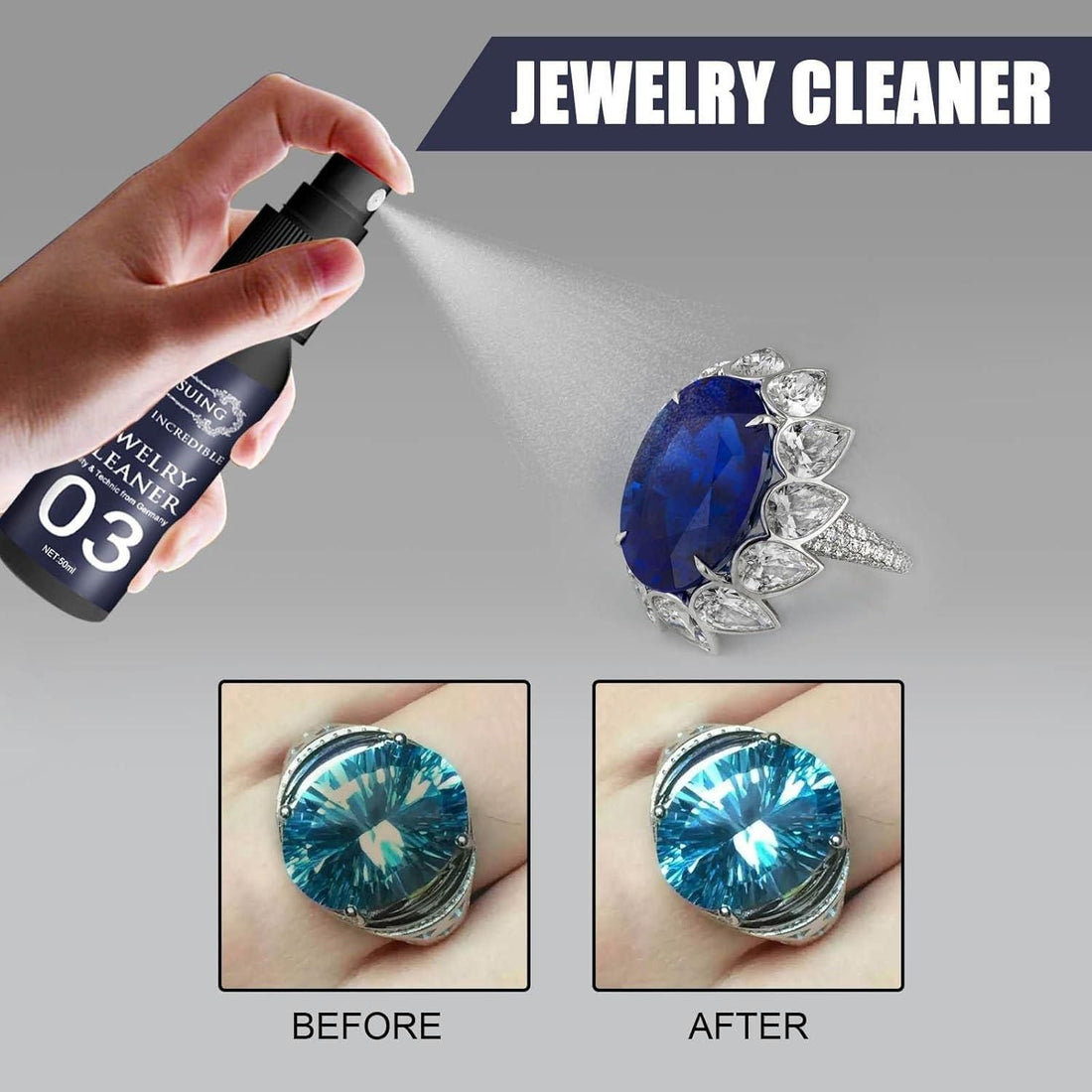 Jewelry Cleaner Cleaning Spray